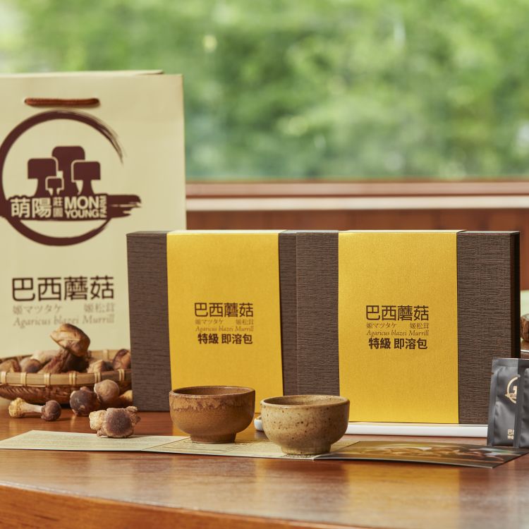 巴西蘑菇特級即溶包-精裝盒(30入)