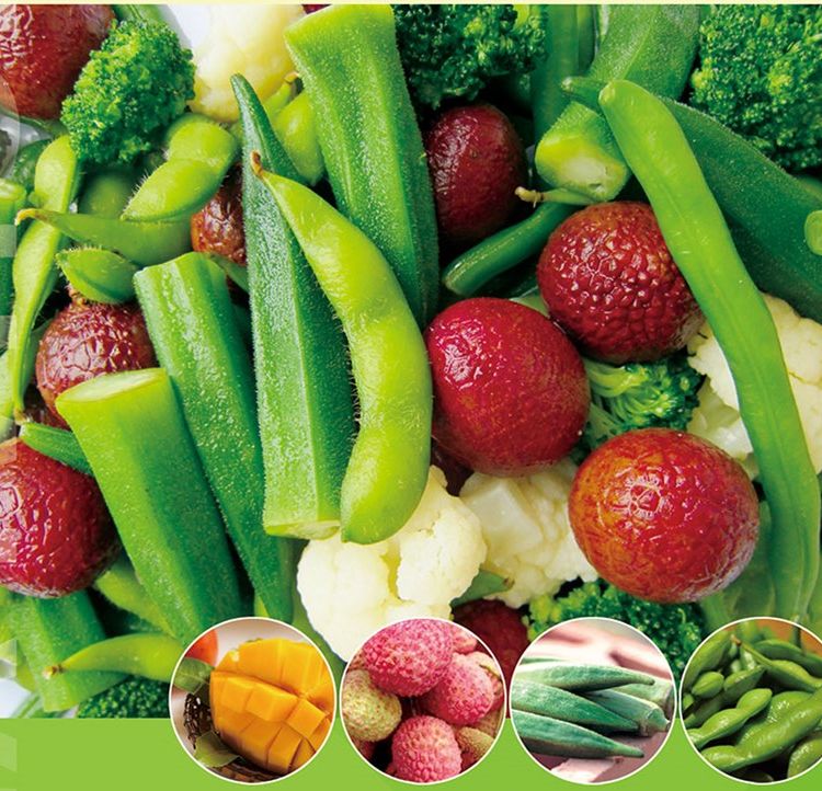 速冻果蔬 frozen vegetables and fruits