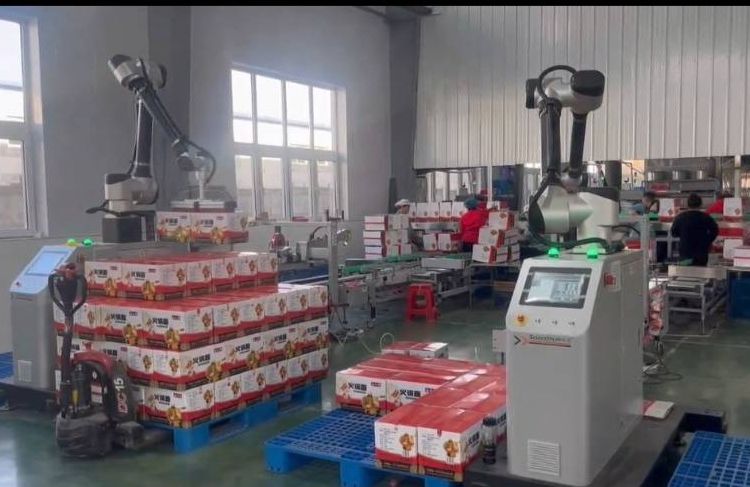 自動化堆疊棧板機械系統