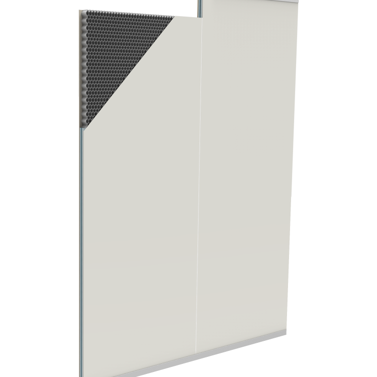 不燃鋁蜂巢金屬隔間板