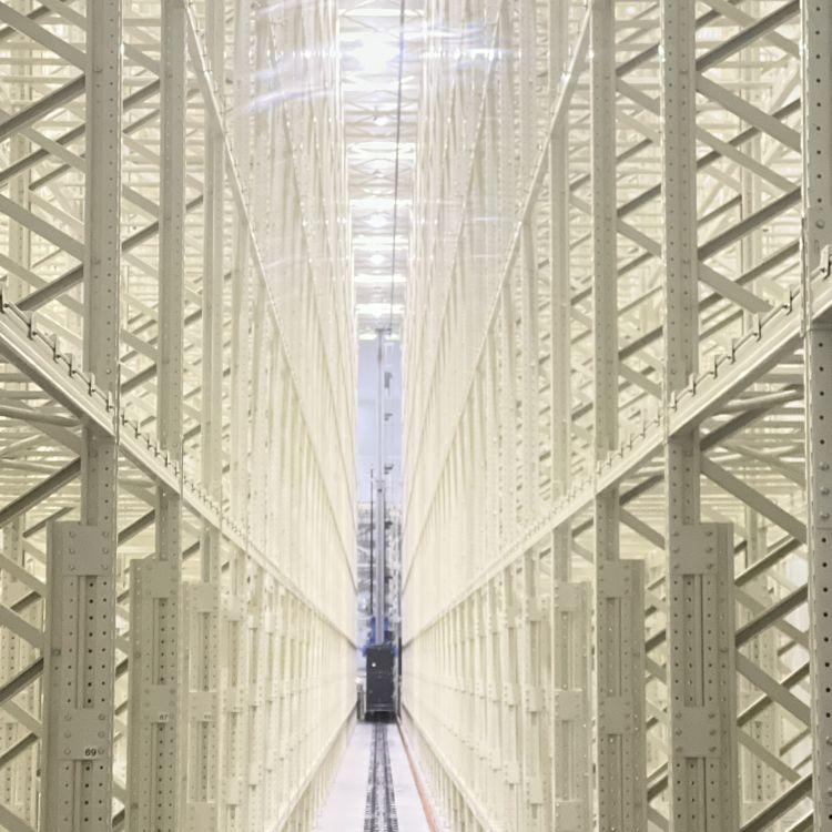 外結構工法自動化倉庫