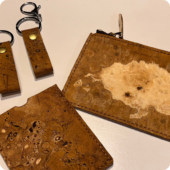 靈芝菌絲體生質皮革 Ganoderma mycelium-based bio-leather