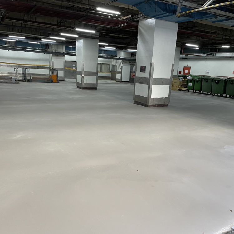 高強度停車場無縫硬化地坪 Car Parking floor