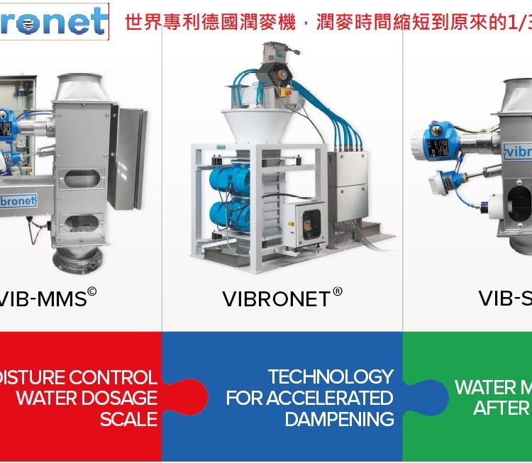 潤麥系統 德國Vibronet世界專利潤麥系統 Cereal water Dampening system