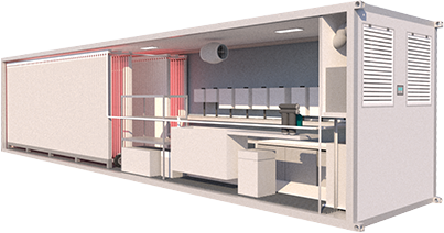 AI-controlled aeroponic container farms