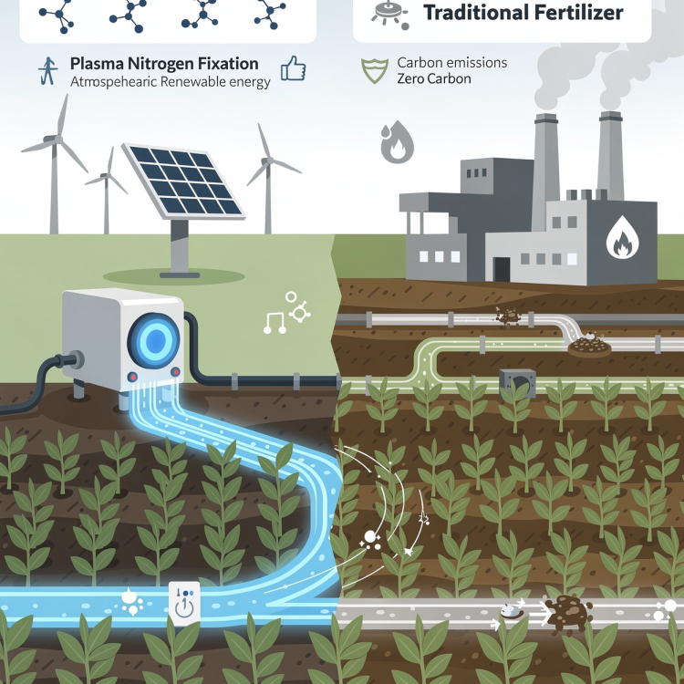 常壓電漿水在農業減碳上的應用