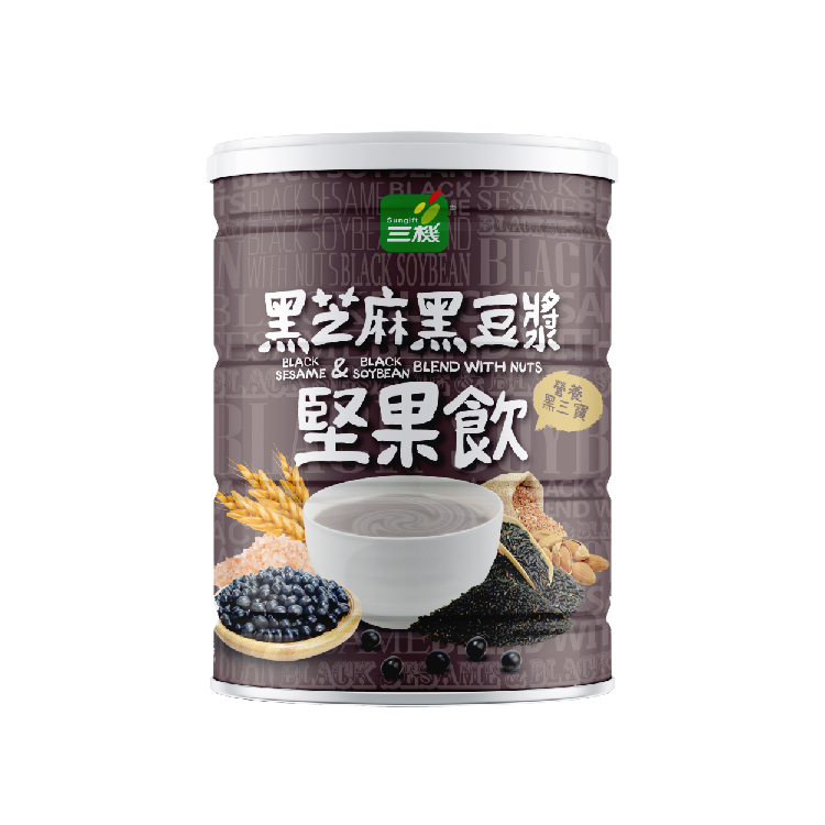三機黑芝麻黑豆漿堅果飲