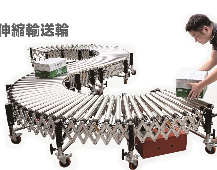 動力伸縮自動滾輪