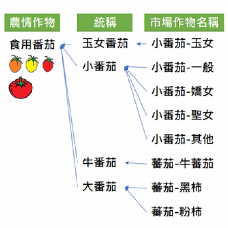 作物名稱與代碼正規化-建置作物族譜