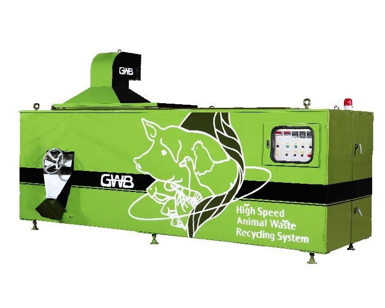 HIGH SPEED ANIMAL WASTE RECYCLING SYSTEM