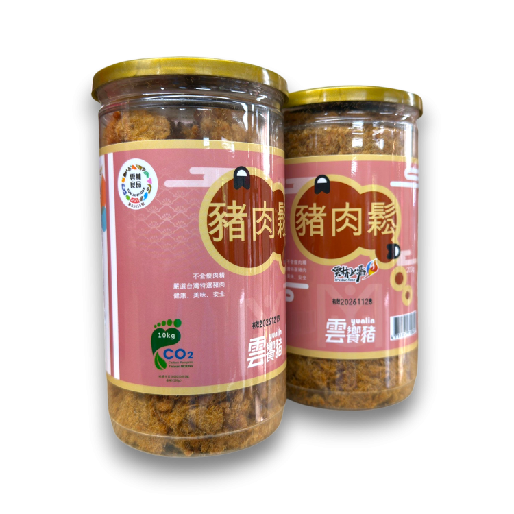 雲饗豬-原味肉鬆200g(罐)