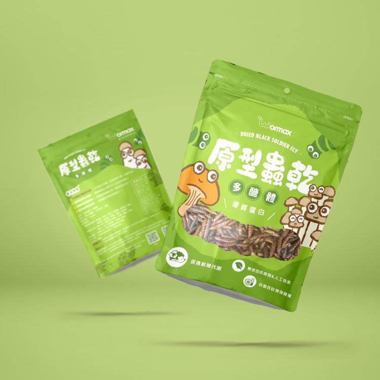 Dried black soldier fly - Polysaccharide formula