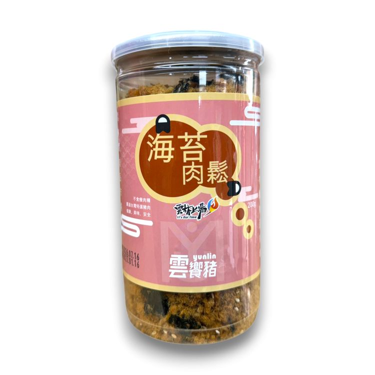 雲饗豬-海苔肉鬆200g(罐)