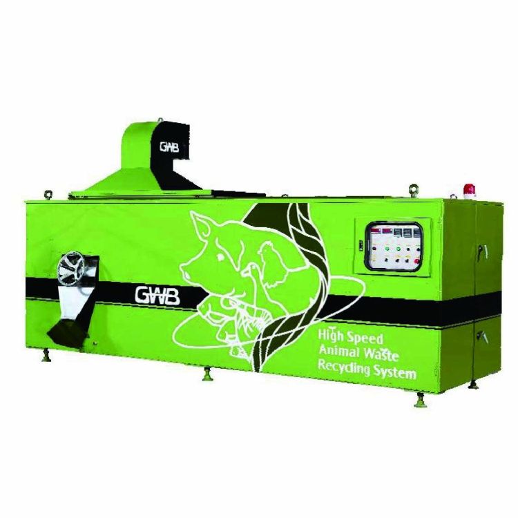 HIGH SPEED ANIMAL WASTE RECYCLING SYSTEM