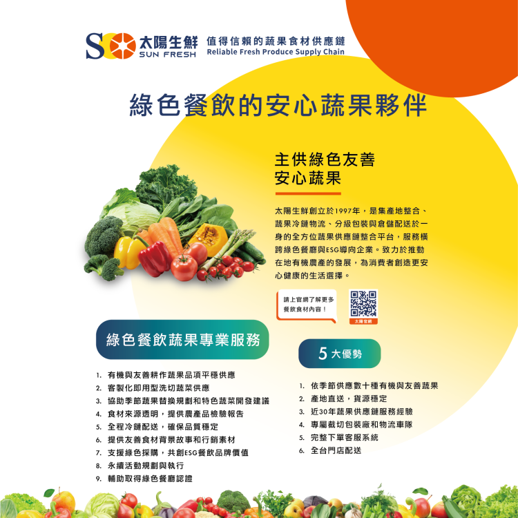 Your Trusted Partner for Safe & Sustainable Produce in Green Dining