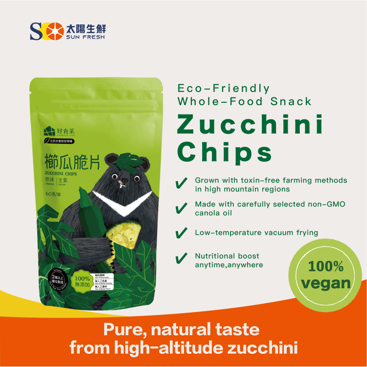 Eco-Friendly Whole-Food Snack – Zucchini Chips