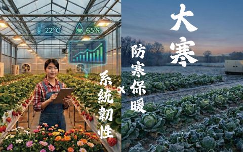 大寒—防寒保暖 × 系統韌性，一起守住農漁生產線的韌性底線！